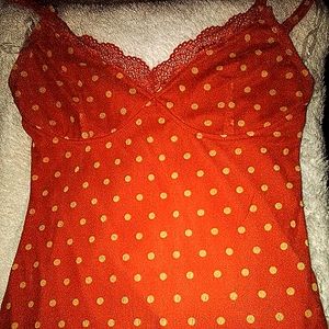 Jolie & joy red pokidot knighty